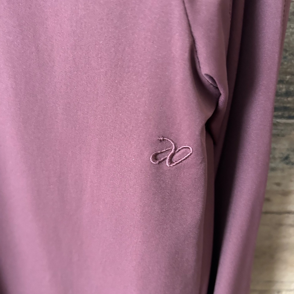 Aday Something Cool Button Down Merlot Small Like… - image 4